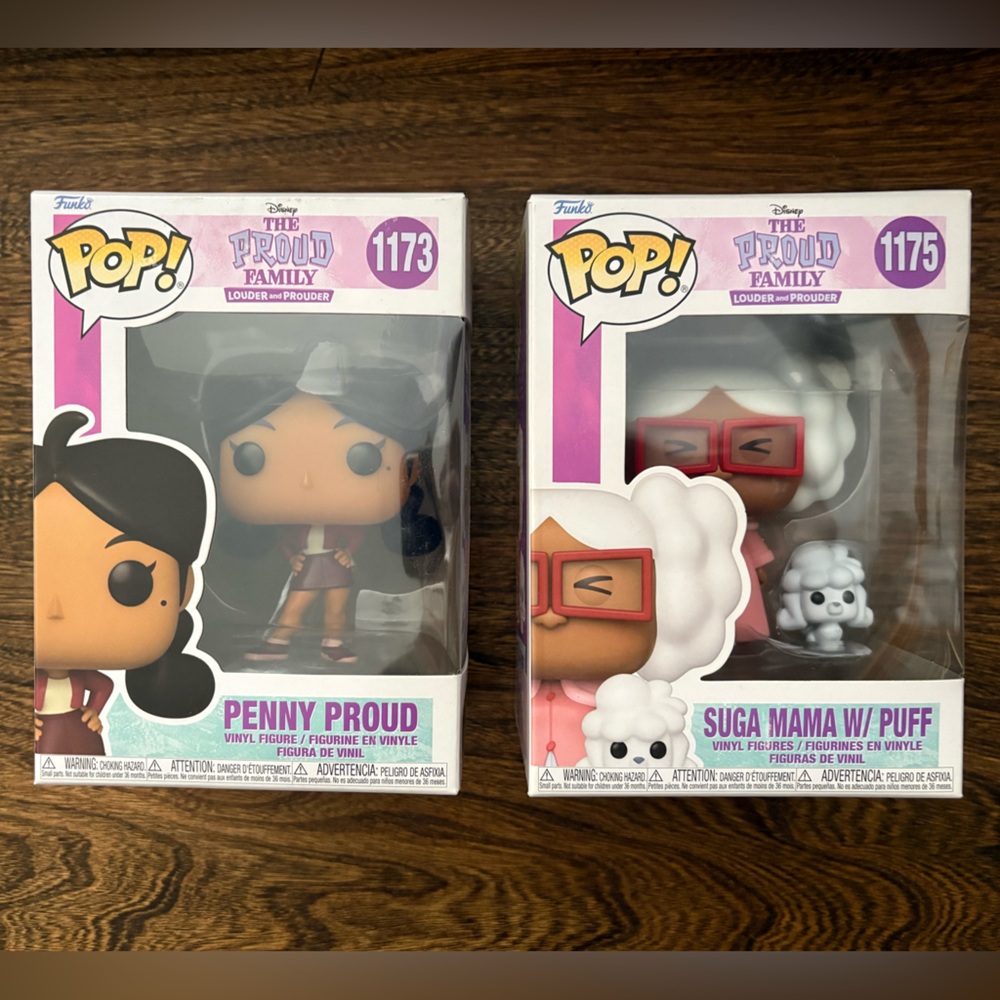 Funko Penny Proud and Suga Mama Figures w/ Puff